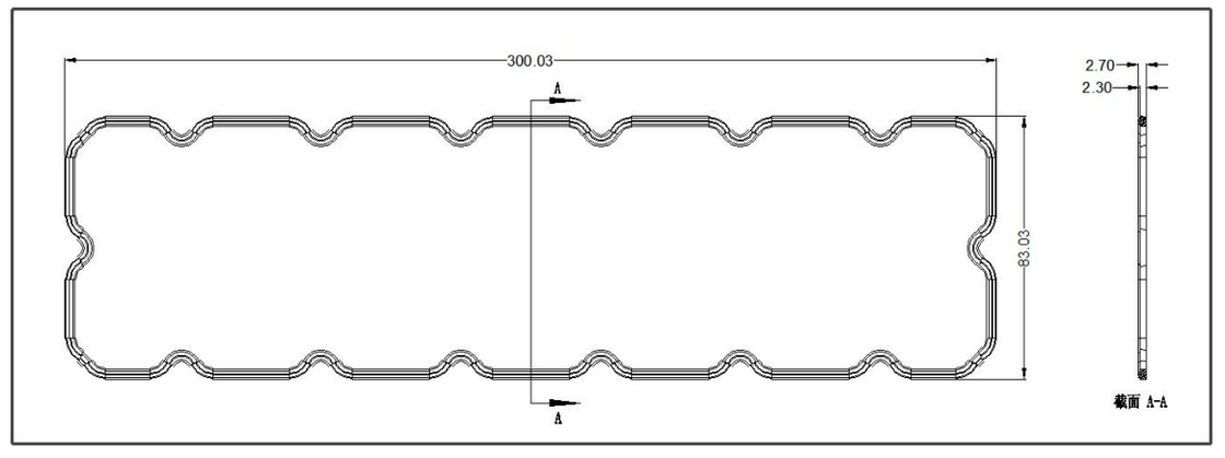 TYPEII-M LED स्ट्रीट लाइट लेंस SMD7070 22IN1 80*150 डिग्री हाई पावर एलईडी लेंस
