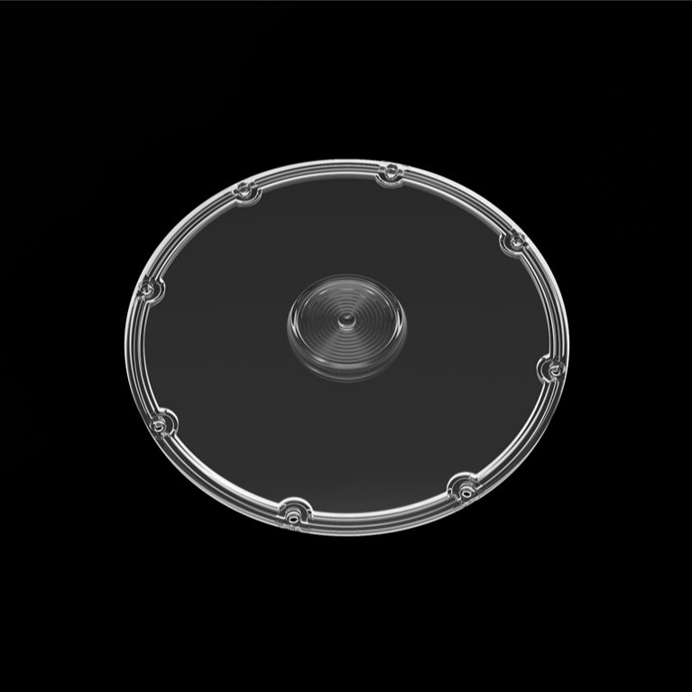 Φ206mm स्पार्क - हाई बे यूएफओ एलईडी ऑप्टिकल लेंस 120 डिग्री हाई पावर इंडस्ट्रियल एरिया लाइटिंग के लिए