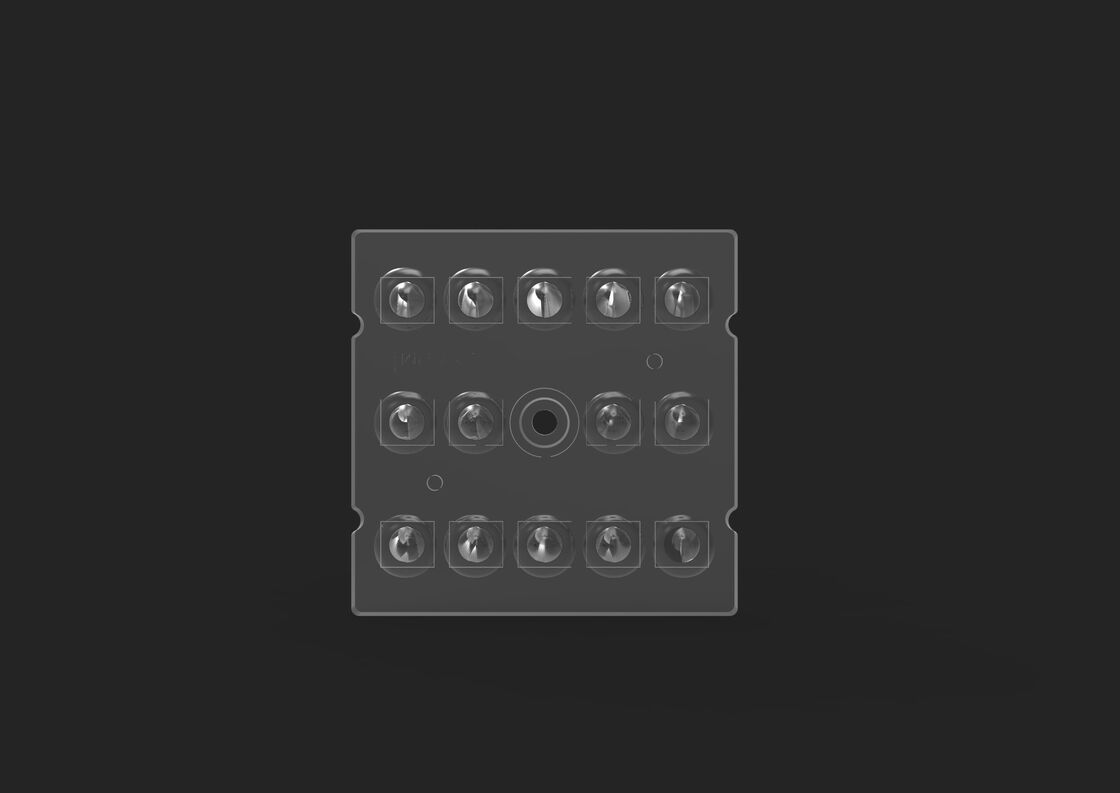 पार्किंग प्रकाश व्यवस्था के लिए 1 प्रकार 5 में अल्ट्रा वाइड लाइट वितरण एलईडी लेंस ऐरे 14