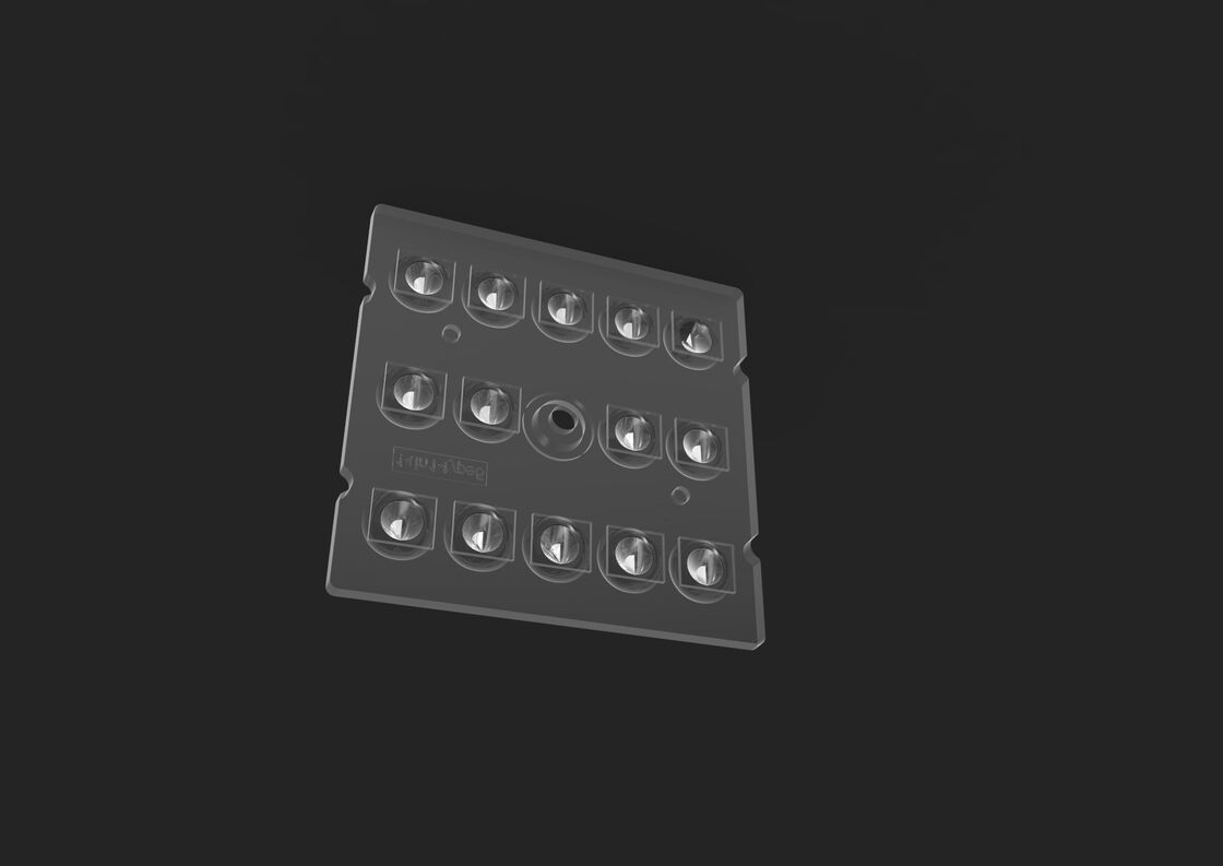 पार्किंग प्रकाश व्यवस्था के लिए 1 प्रकार 5 में अल्ट्रा वाइड लाइट वितरण एलईडी लेंस ऐरे 14