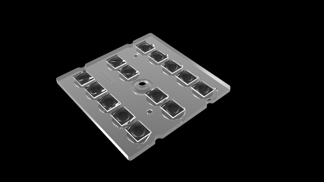 पार्किंग प्रकाश व्यवस्था के लिए 1 प्रकार 5 में अल्ट्रा वाइड लाइट वितरण एलईडी लेंस ऐरे 14